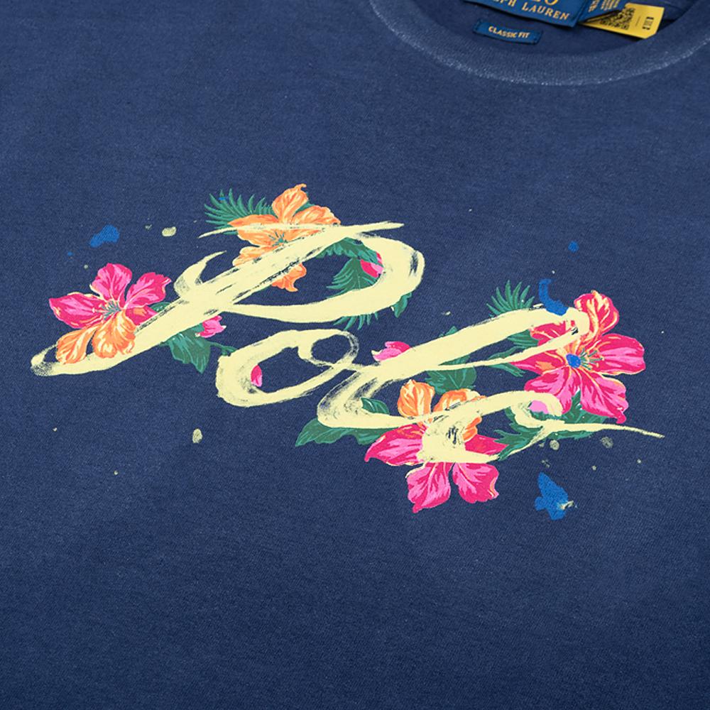 Petals Tee | Navy