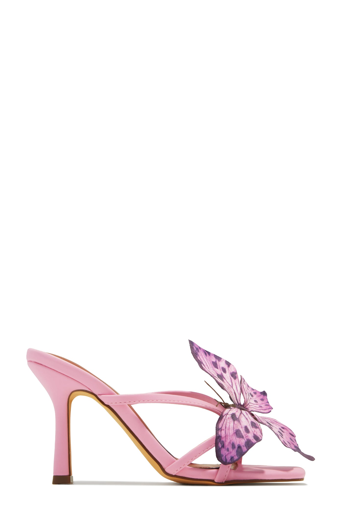 Mariposa Butterfly Mule Heels - Pink