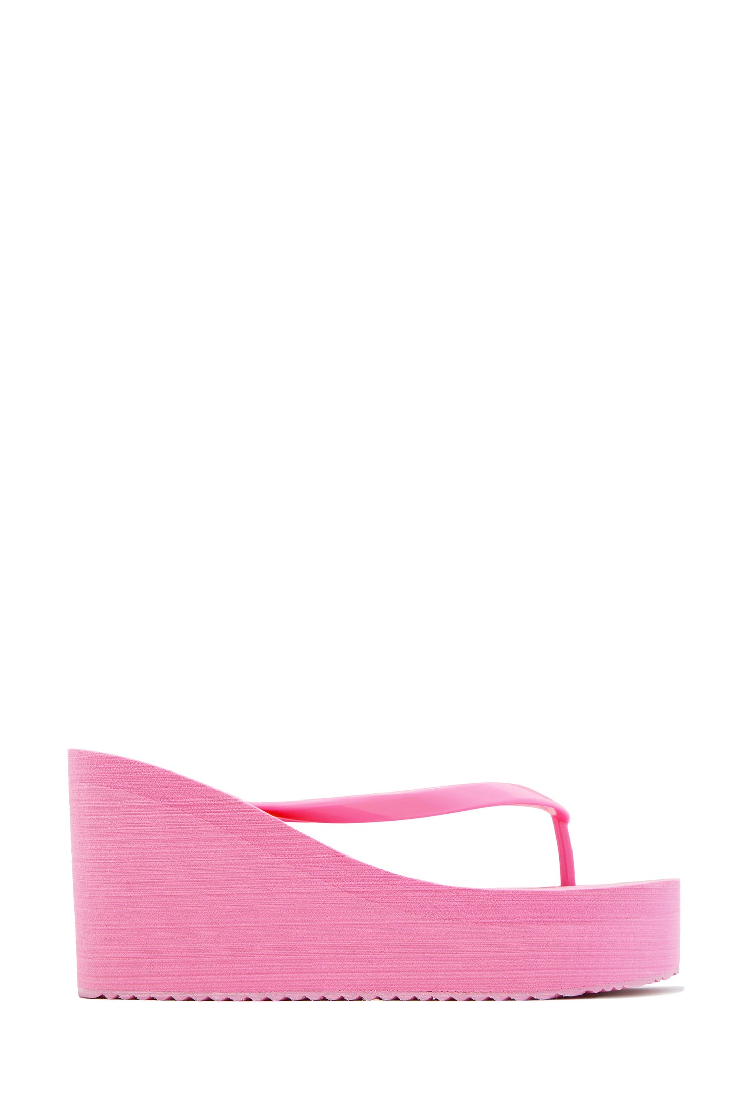 Lizzie Platform Thong Sandals - Pink
