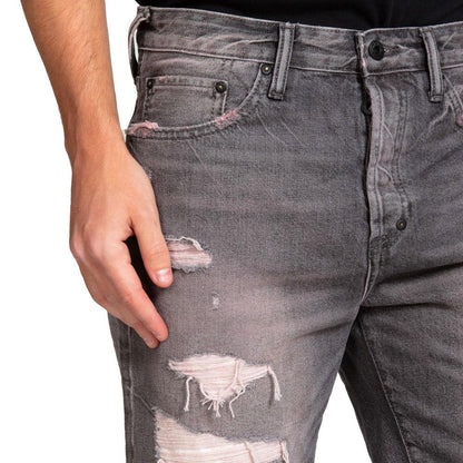 Ripped Denim Shorts