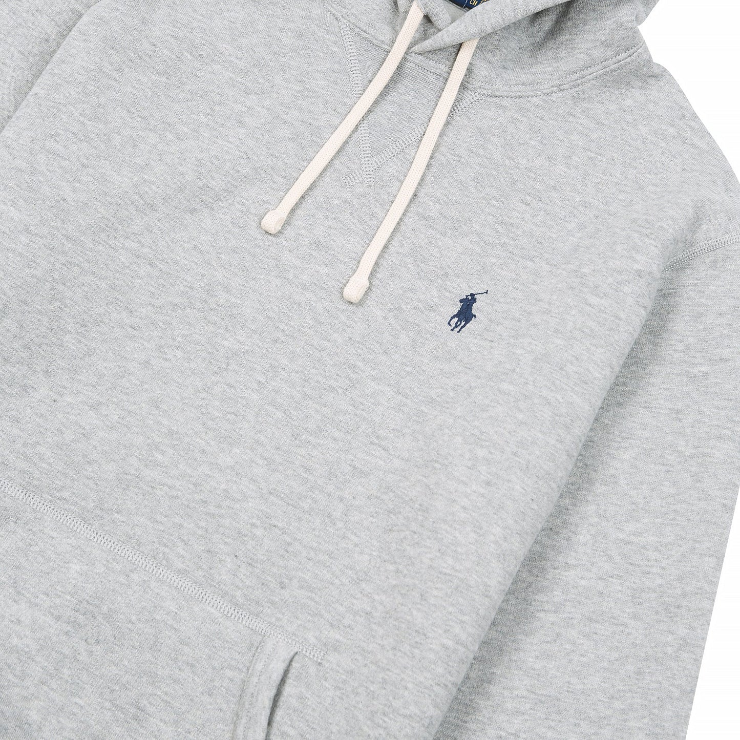 RL Fleece Pullover Hoodie | Grey Heather
