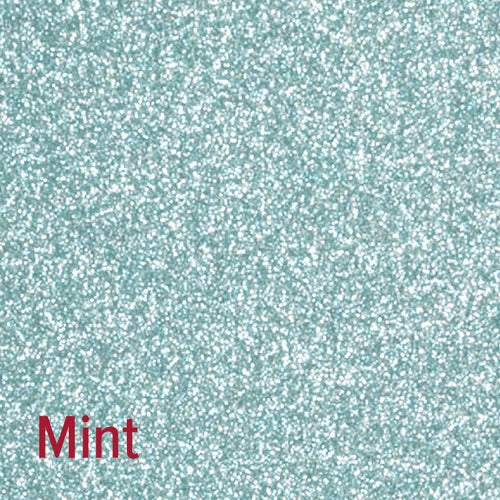 12" Mint - Siser Glitter Heat Transfer Vinyl (HTV)