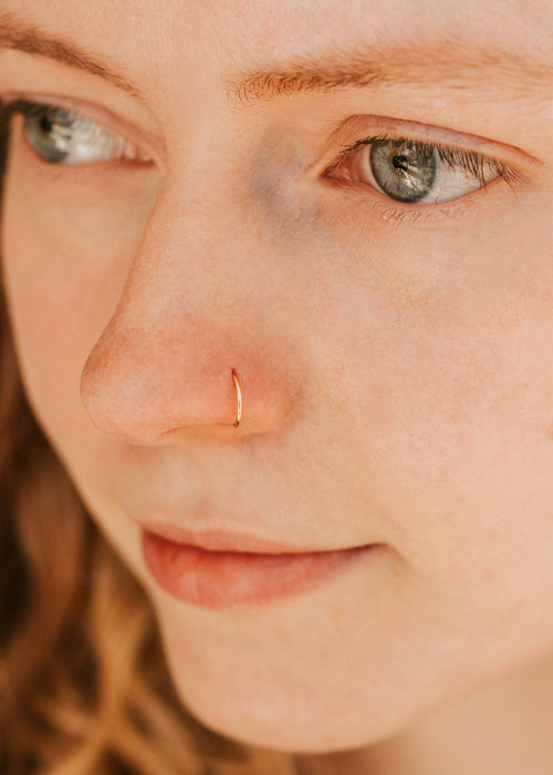 Tiny Nose Hoop