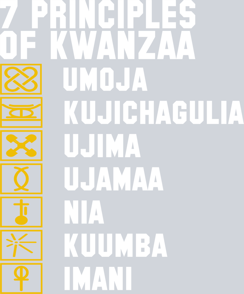 7 Principles Of Kwanzaa - STK00020 (DTF Transfers)