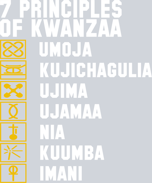 7 Principles Of Kwanzaa - STK00020 (DTF Transfers)