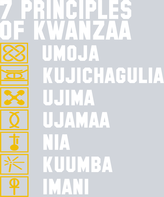 7 Principles Of Kwanzaa - STK00020 (DTF Transfers)