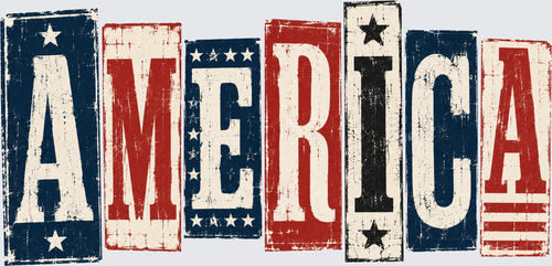 America Banner - STK07782 (DTF Transfers)