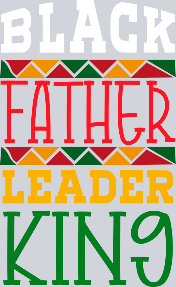 Black Father Leader King - STK00610 (DTF Transfers)