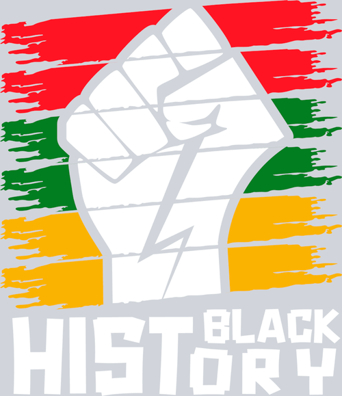 Black History Stripe Fist - STK00809 (DTF Transfers)