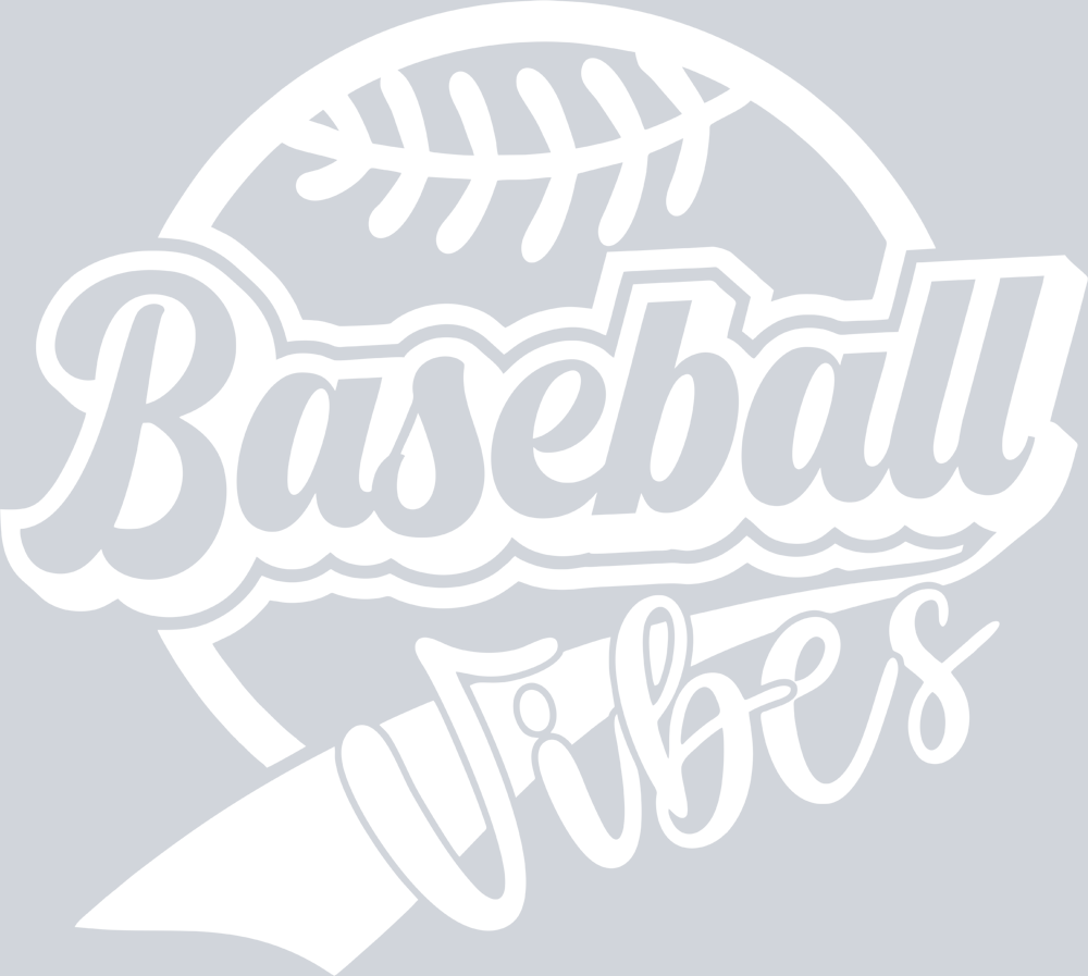 Baseball Vibes - White - STK00434 (DTF Transfers)