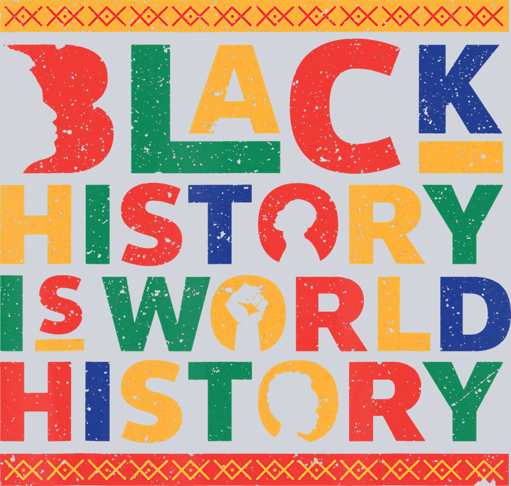 Black History Is World History Multi Color - STK00733 (DTF Transfers)