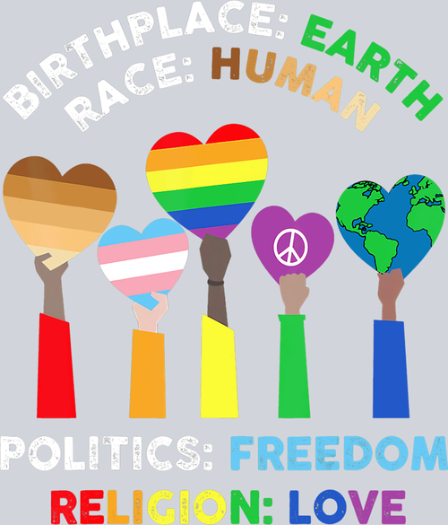 Birthplace Race Politicss Freedom - STK00573 (DTF Transfers)