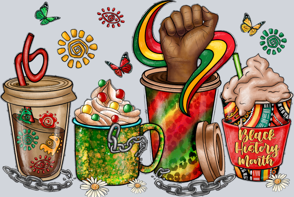 Black History Month Coffee Cups - STK00794 (DTF Transfers)