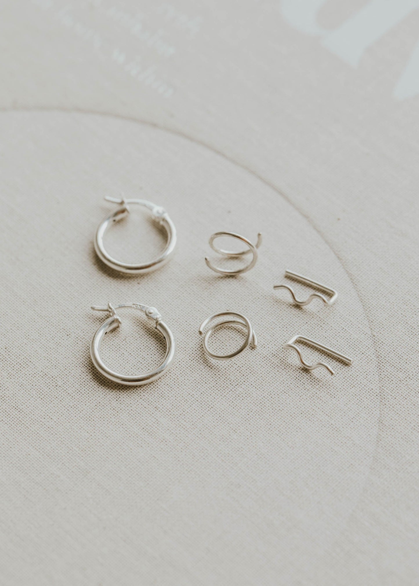 Hello Favorites Earring Set - Silver