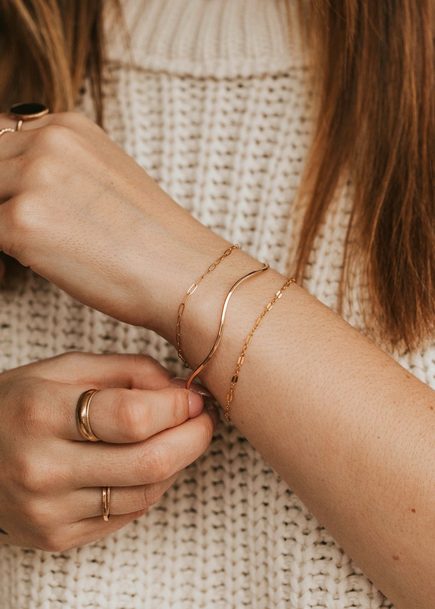 Wave Bracelet Trio