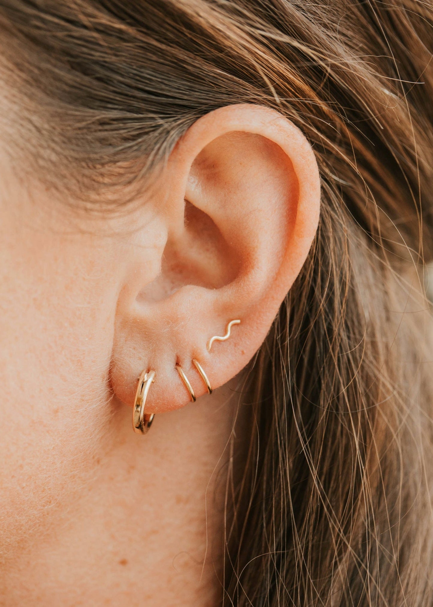 Hello Favorites Earring Set - Gold