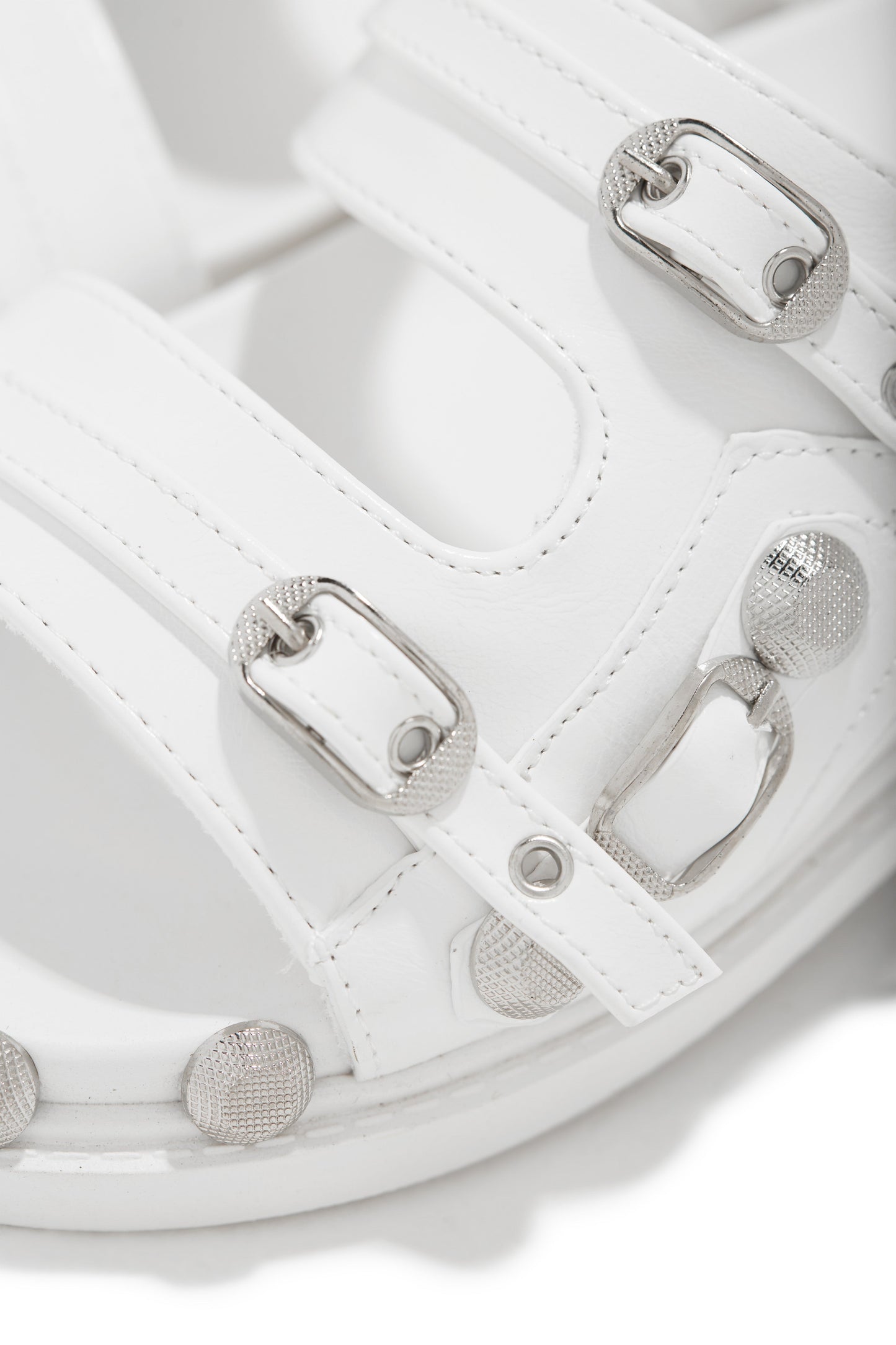 Erika Slip On Sandals - White