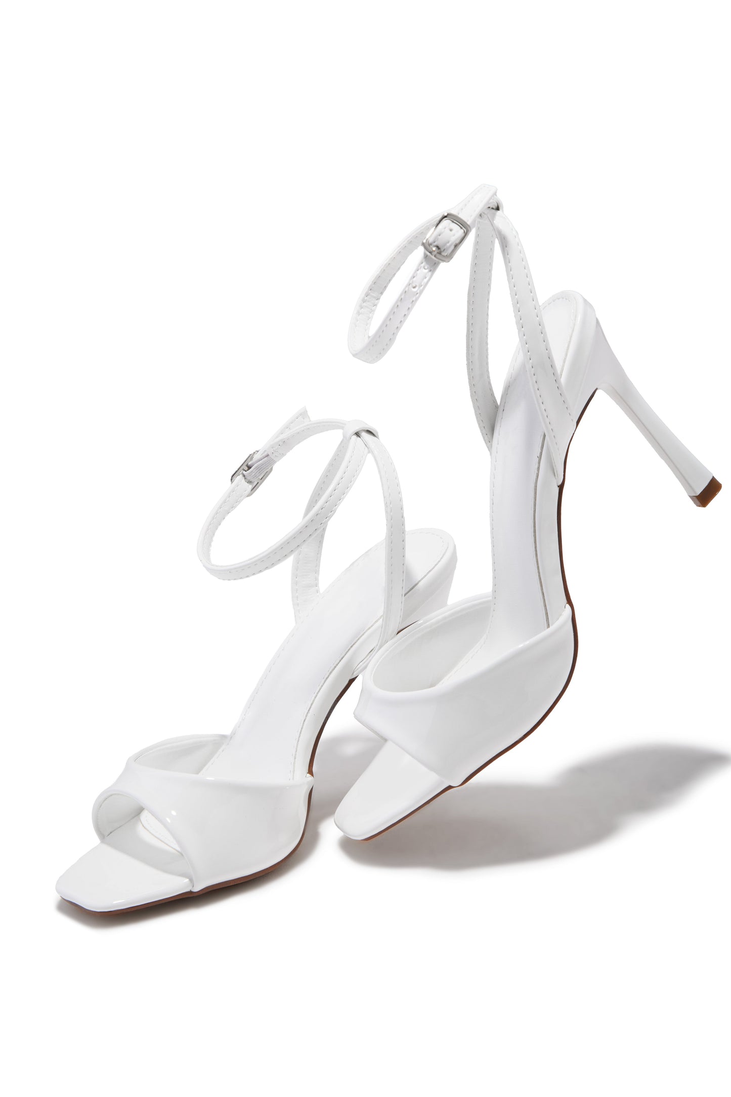Rubianna Mary Jane Ankle Strap Heels - White