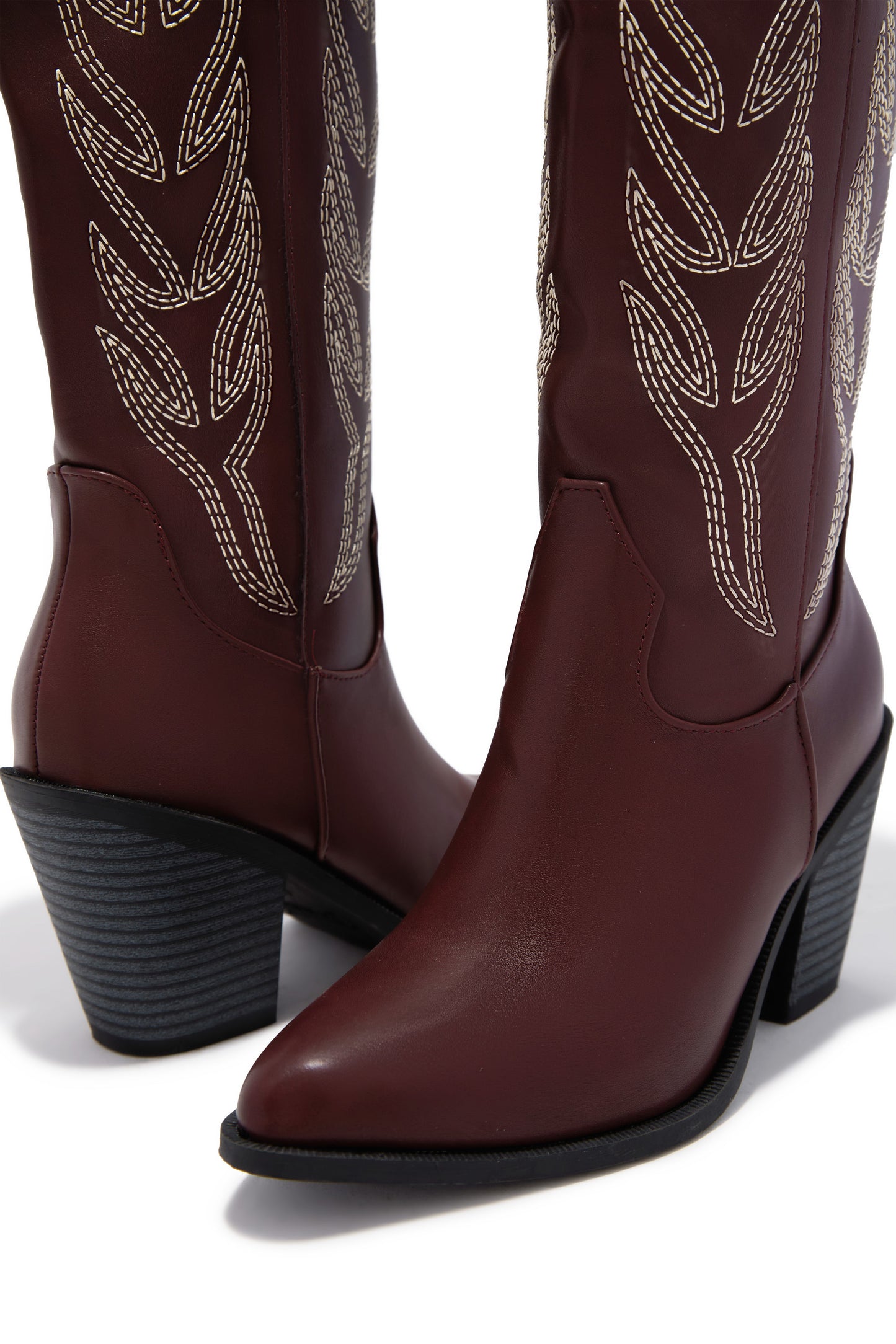Exclusive Performance Cowgirl Boots - Wine