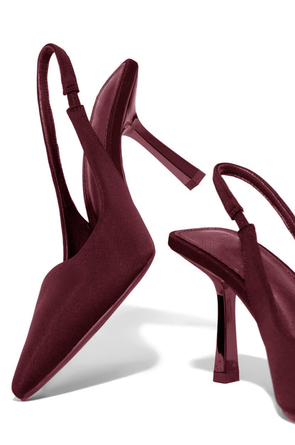 Caria Slingback Pumps - Wine
